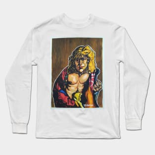 Silence Of The Lambs - "Goodbye Horses" Buffalo Bill portrait (original) Long Sleeve T-Shirt